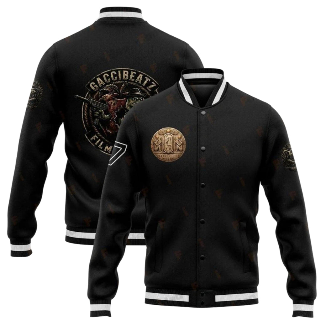 Custom GacciBeatz/ForCelll Rotten Apple Artist Varsity Jacket